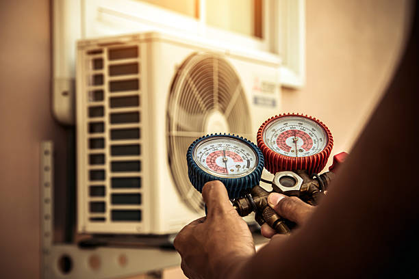Professional Furnace Repair technician working in Whitehall, WI